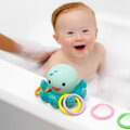 Chobotnica do vane Light Up Ring Catcher Infantino svietiaca s farebnými krúžkami od 4 mes INF305199-01