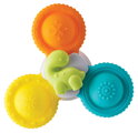 Spinner do vane Silicone Bath Pop Spinners Infantino 3 kusy s prísavkami od 4 mes INF305289