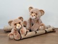 Plyšový lev Baby Lion Histoire d’ Ours v darčekovom balení hnedý 18 cm od 0 mes