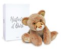Plyšový lev Baby Lion Histoire d’ Ours v darčekovom balení hnedý 25 cm od 0 mes