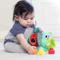Slon s vkladacími tvarmi Jumbo Shape Sorter Infantino s pohyblivými ušami od 12 mes
