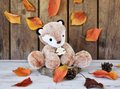 Plyšová líška Fox Sweety Mousse Histoire d’ Ours v darčekovom balení hnedá 25 cm od 0 mes