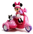 Motorka s prívesom na diaľkové ovládanie IRC Minnie Scooter Jada ružová dĺžka 19 cm