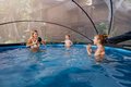 Kryt kopula pool cover Exit Toys na bazény s priemerom 300 cm od 6 rokov