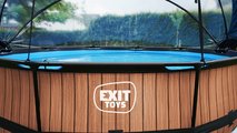 Kryt kopula Pool Cover Eco Exit Toys na bazény s priemerom 360 cm univerzálna od 6 rokov ET30801270