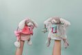 Plyšový psík na bábkové divadlo Dog Toopi Boy Hand Puppet Doudou et Compagnie hnedý 28 cm od 0 mes
