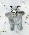 Plyšová panda červená na bábkové divadlo Red Panda Puppet Sweety Mousse Histoire d’ Ours sivá 25 cm od 0 mes