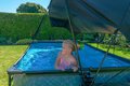 Slnečná strieška pool canopy Exit Toys na bazény s rozmerom 300*200 cm od 6 rokov