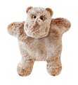 Plyšový hrošík na bábkové divadlo Hippo Puppet Sweety Mousse Histoire d’ Ours hnedý 25 cm od 0 mes