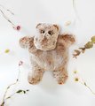 Plyšový hrošík na bábkové divadlo Hippo Puppet Sweety Mousse Histoire d’ Ours hnedý 25 cm od 0 mes