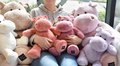 Plyšový hroch Hip'Pie Histoire d’ Ours ružový 85 cm od 0 mes