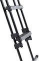 Schody k bazénu pool ladder Exit Toys pre výšku 91 - 107 cm kovový rám protišmykové čierne