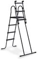 Schody k bazénu pool ladder Exit Toys pre výšku 108 - 122 cm kovový rám protišmykové čierne
