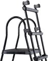 Schody k bazénu pool ladder Exit Toys pre výšku 108 - 122 cm kovový rám protišmykové čierne