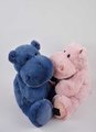 Plyšový hrošík Hip'Pie Histoire d’ Ours ružový 40 cm od 0 mes