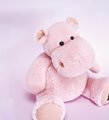 Plyšový hrošík Hip'Pie Histoire d’ Ours ružový 40 cm od 0 mes