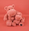Plyšový hrošík Hip'Hug Histoire d’ Ours ružový 25 cm od 0 mes