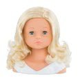 Kadernícka česacia hlava Hairdressing Head Corolle s krásne jemnými voňavými vláskami a 20 doplnkami od 3 rokov
