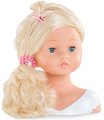 Kadernícka hlava na česanie Styling Head Corolle s krásne jemnými blond vláskami 25 cm a 10 doplnkov