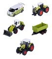 Autíčka farmárske Farm Vehicle Gift Pack Majorette kovové sada 5 druhov v darčekovom balení dĺžka 7,5 cm 1:64 cm
