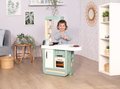 Kuchynka so zvukmi Cherry Kitchen Green Smoby s jedálenským stolom rúrou a chladnička s 25 doplnkami