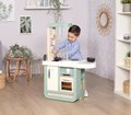 Kuchynka so zvukmi Cherry Kitchen Green Smoby s jedálenským stolom rúrou a chladnička s 25 doplnkami