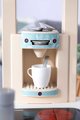 Kuchynka s elektronickými funkciami Cherry Kitchen Smoby s jedálenským pultom a spotrebičmi 25 doplnkov - 96 cm výška/49 cm pult