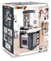 Kuchynka elektronická Tefal Studio Kitchen 360° Smoby s realistickými zvukmi 27 doplnkov 100 cm výška