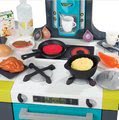 Kuchynka Tefal French Touch Smoby elektronická so zvukmi, s ľadom, kávovarom a 45 doplnkami tyrkysovo-zelená