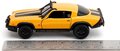 Autíčko Chevrolet Camaro 1977 Bumblebee Transformers T7 Jada kovové s otvárateľnými dverami 1:32