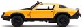 Autíčko Chevrolet Camaro 1977 Bumblebee Transformers T7 Jada kovové s otvárateľnými dverami 1:32