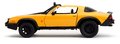 Autíčko Chevrolet Camaro Bumblebee 1977 Transformers Jada kovové dĺžka 20 cm 1:24