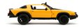 Autíčko Chevrolet Camaro Bumblebee 1977 Transformers Jada kovové dĺžka 20 cm 1:24