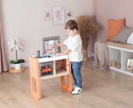 Kuchynka Vanilla Kitchen Smoby s 11 doplnkami s výškou pracovnej dosky 51 cm