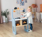 Kuchynka elektronická Rosemary Kitchen Smoby so zvukom 19 doplnkov s výškou pracovnej dosky 51 cm