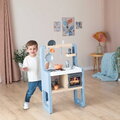 Kuchynka elektronická Rosemary Kitchen Smoby so zvukom 19 doplnkov s výškou pracovnej dosky 51 cm