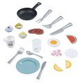 Kuchynka v kufríku Stitch Kitchen Smoby prenosná s 20 doplnkami a kuchynským náradím
