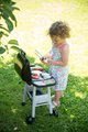 Grill Barbecue Smoby s mechanickými funkciami a zvukom a 18 doplnkami 73 cm výška