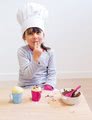 Hravá kuchárka Chef Smoby Cup Cake v hrnčekoch s receptami a formami na pečenie od 5 rokov