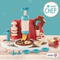 Hravá kuchárka s receptami pre deti Chef Easy Biscuits Factory Smoby na prípravu drobných koláčov s ozdobami od 5 rokov