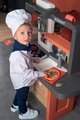 Reštaurácia s elektronickou kuchynkou Kids Restaurant Smoby s funkčnou pokladňou s kávovarom a jedálenským pultom 101 cm výška