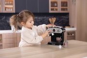 Kávovar elektronický Espresso Coffee Machine Smoby s realistickým zvukom a svetlom s magickými šálkami 7 doplnkov