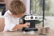 Kávovar elektronický Espresso Coffee Machine Smoby s realistickým zvukom a svetlom s magickými šálkami 7 doplnkov