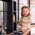 Kuchynka moderná Loft Industrial Kitchen Smoby s kávovarom a funkčnými spotrebičmi a 32 doplnkami 50 cm pracovná doska