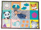 Hracia deka Maxi Zoo Giant Sensory Discovery Mat Infantino so zrkadielkom 167,5*127 cm od 0 mes