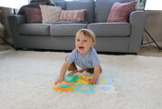 Penové puzzle Sensory Puzzle Foam Mat Infantino extra silné 50*33 cm od 0 mes INF313101