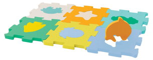 Penové puzzle Sensory Puzzle Foam Mat Infantino extra silné 50*33 cm od 0 mes INF313101