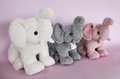 Plyšový sloník Elephant White Les Preppy Chics Histoire d’ Ours biely 35 cm od 0 mes
