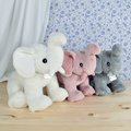 Plyšový sloník Elephant White Les Preppy Chics Histoire d’ Ours biely 45 cm od 0 mes
