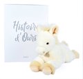 Plyšový koník Horse Vanilla À la Campagne Histoire d’ Ours v darčekovom balení biely 35 cm od 0 mes